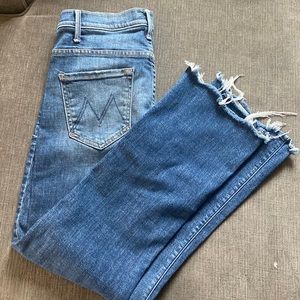 Mother The Hustler Ankle Chew Jeans Size 29